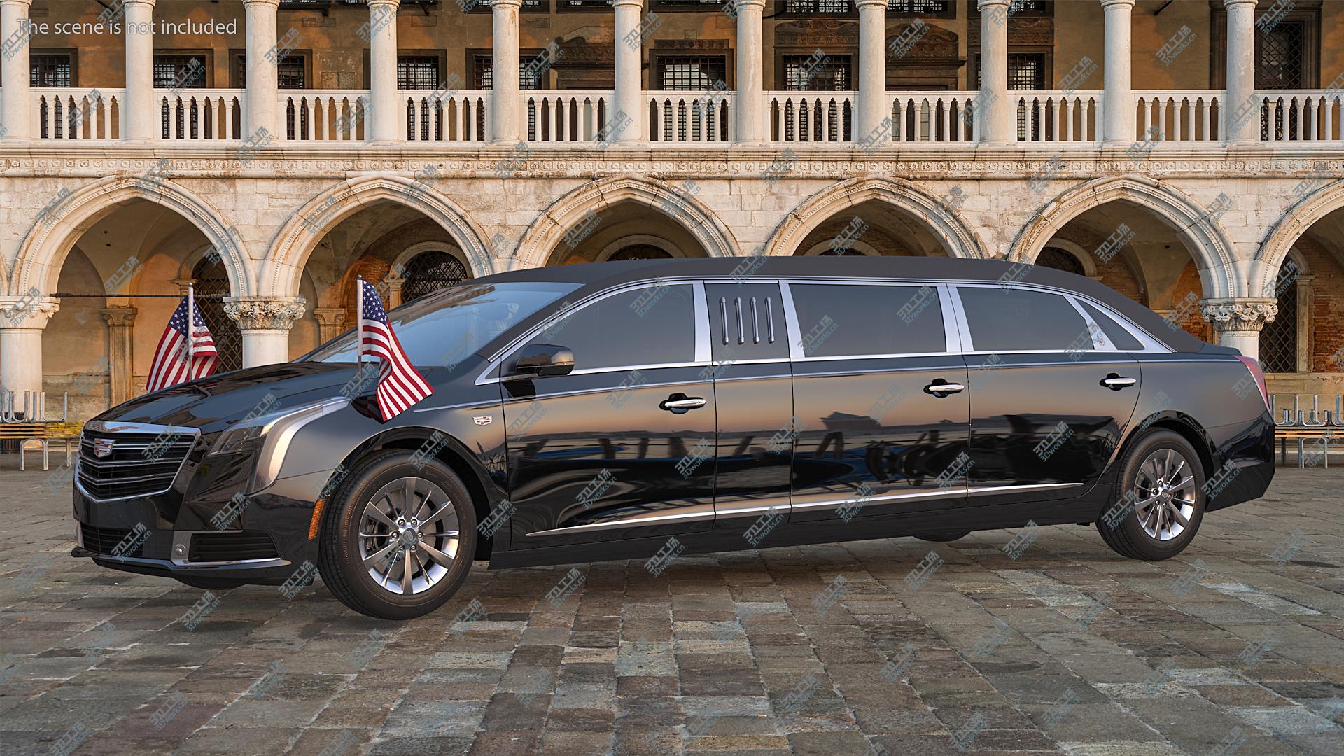 images/goods_img/2021040164/Presidential Limousine Cadillac SS 70 Stretch with American Flag 3D/5.jpg
